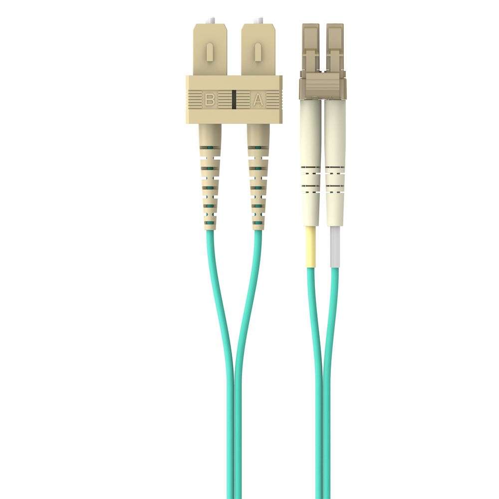 Belkin Patch Cable 10 Gig Aqua 50/125 LC/SC1 Meter - 1.0 meters - Image 3