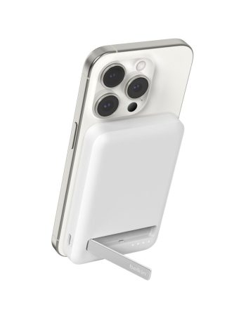 Belkin Magnetic Power Bank with Qi2 15W 5K - White