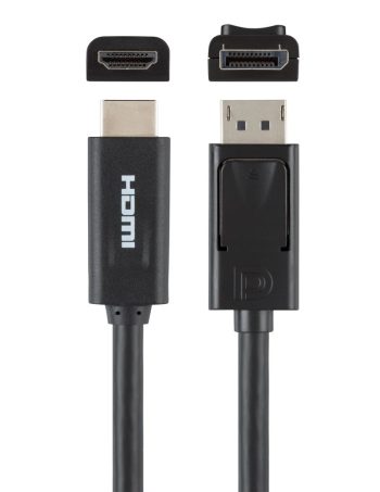 Belkin DisplayPort to HDMI Cable, M/M, 4k - 3 ft