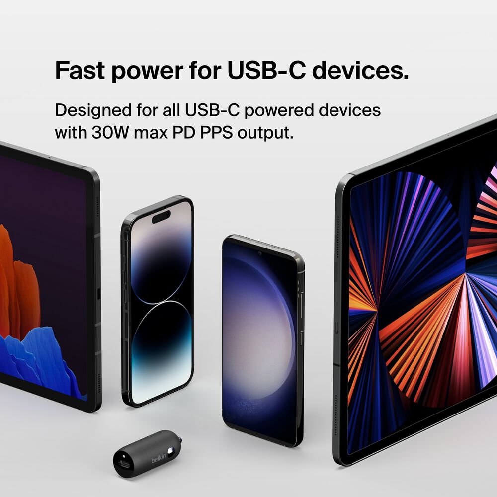 Belkin 30W USB-C Car Charger + 4-port USB power extender - 4-Port Power Extender - Image 4