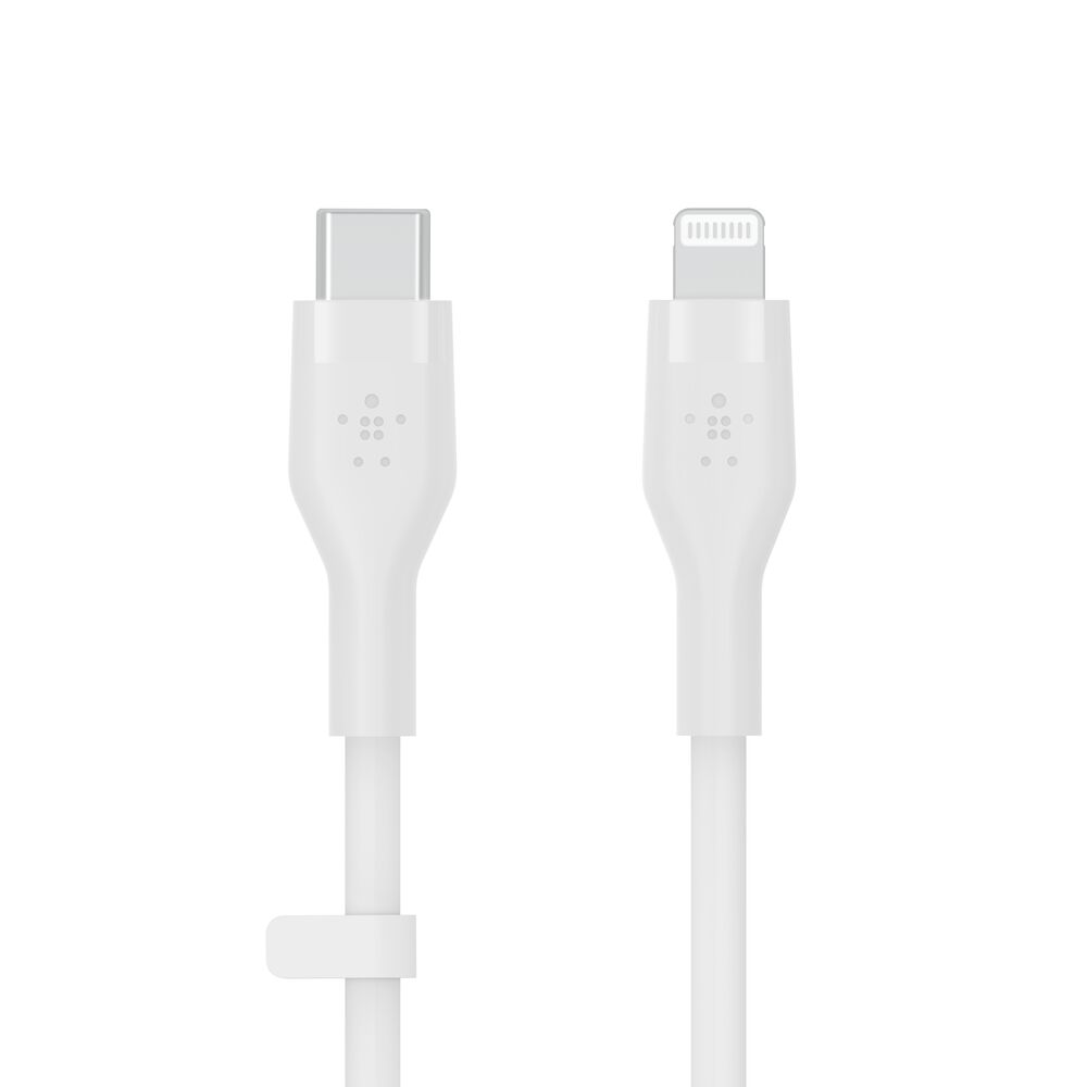 Belkin USB-C Cable with Lightning Connector - White, 6.6 ft