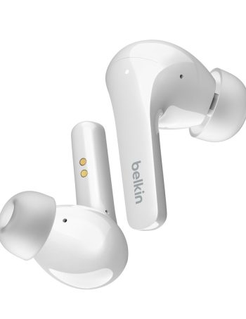 Belkin Noise Cancelling Earbuds - White - AUC006btWH
