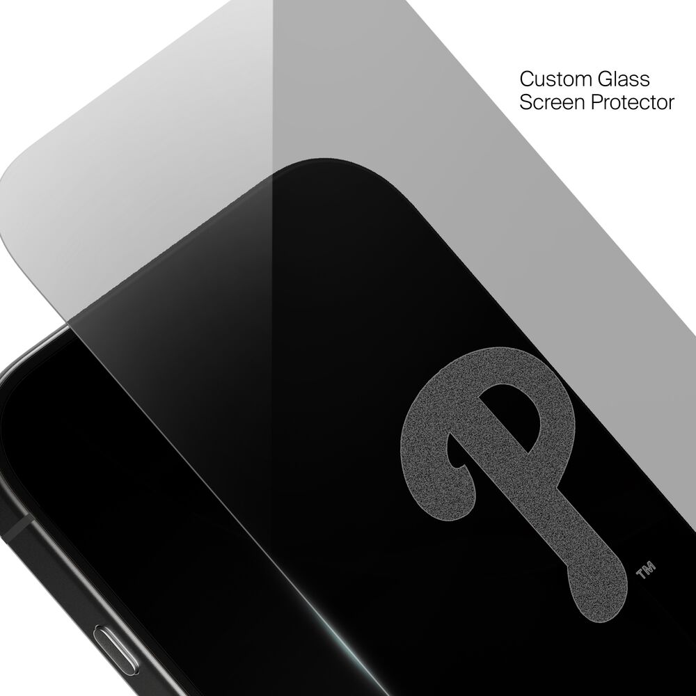 Belkin Philadelphia Phillies Custom Glass Screen Protector - iPhone 16 Plus/15 Plus/15 Pro Max, Clear - Image 5