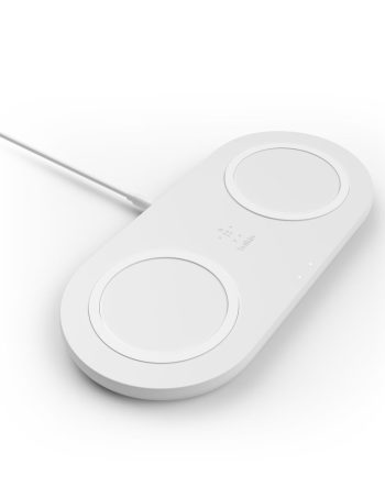 Belkin Dual Wireless Charging Pads (Certified Refurbished) - White