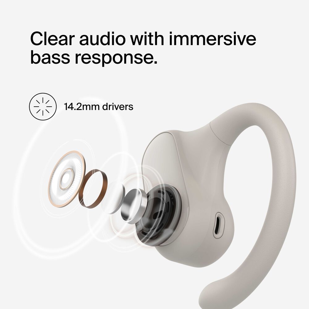 Belkin Open-Ear Wireless Earbuds - Sand - Image 13