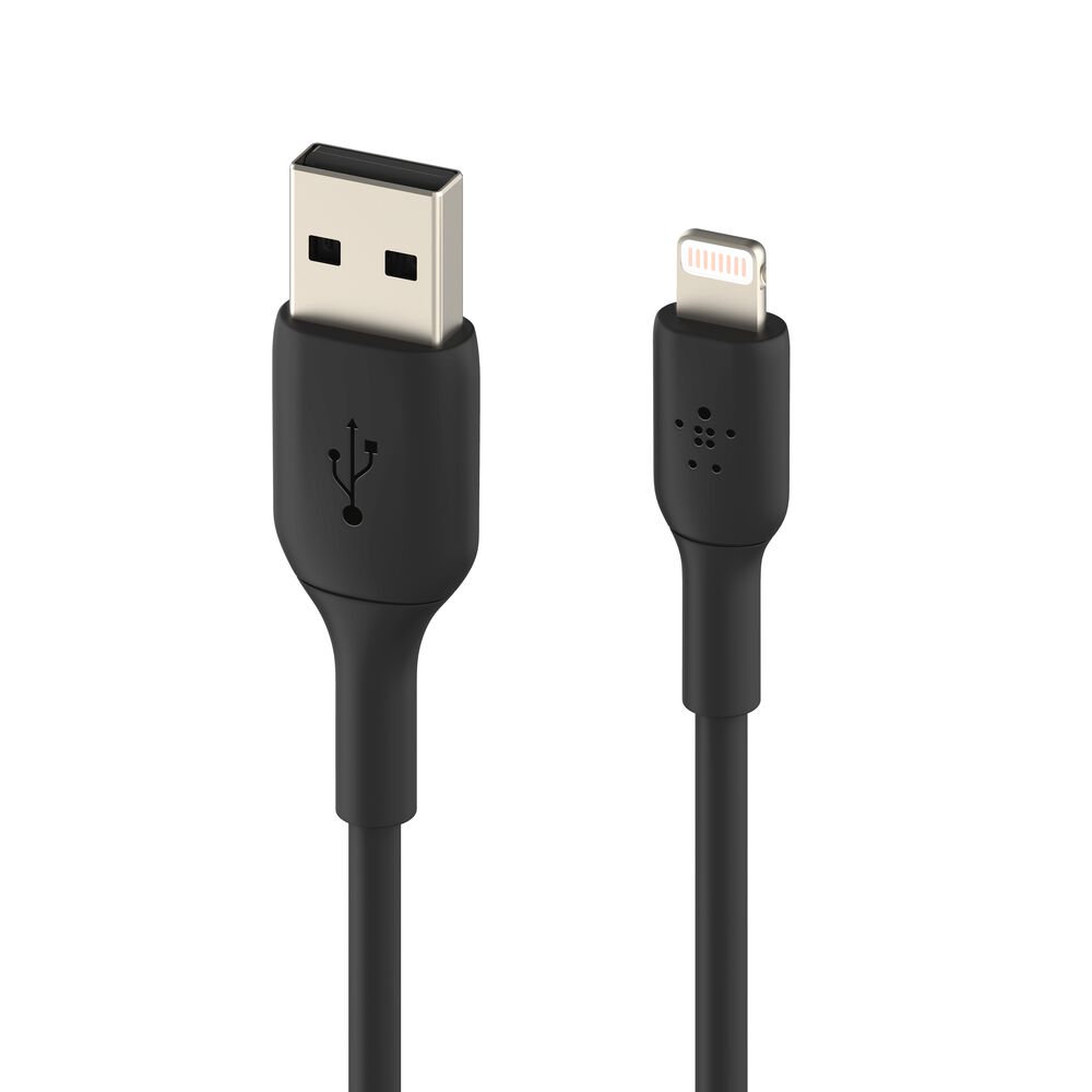 Belkin Lightning to USB-A Cable - Black, 3.3 ft, 1 Pack