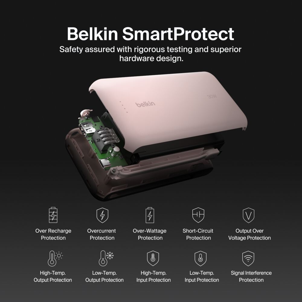 Belkin Power Bank 20K with Integrated Cable - Image 6