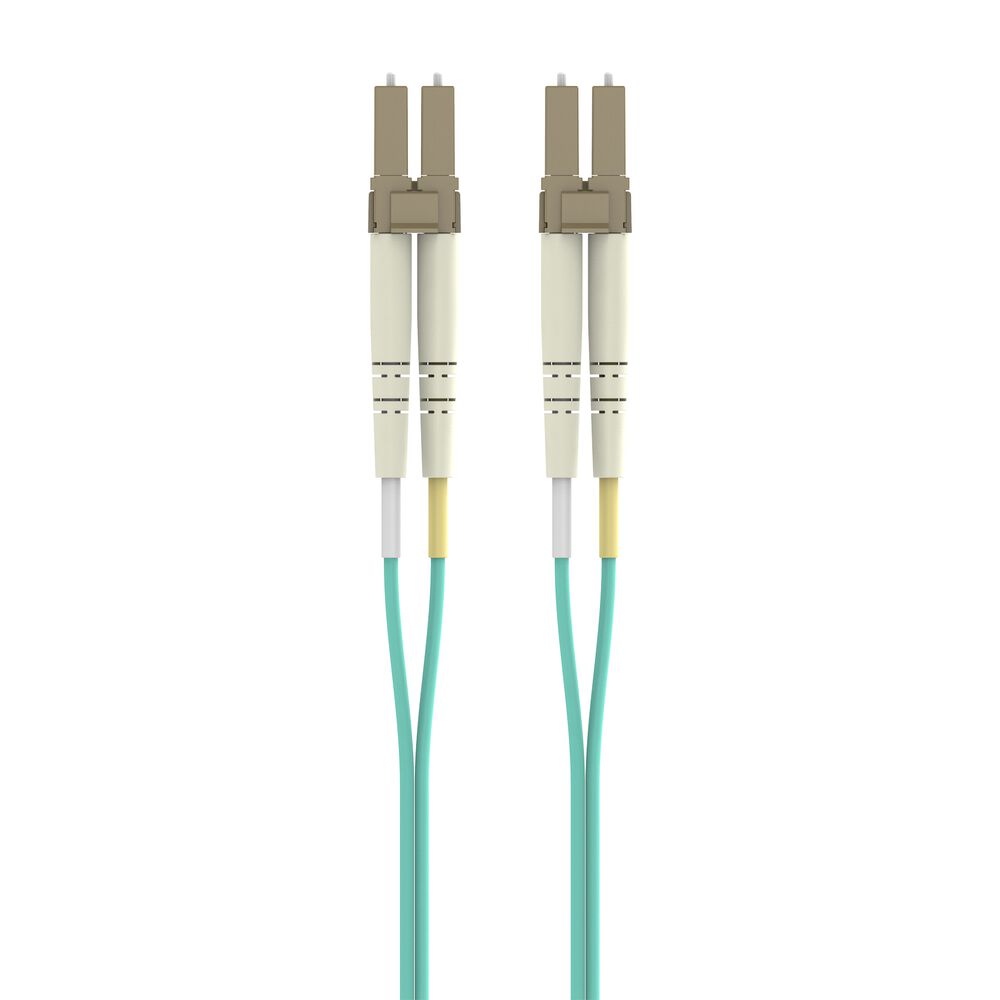 Belkin Fiber Patch Cable 10 Gig Aqua 50/125 LC/LC1 Meter - 1.0 meters - Image 4