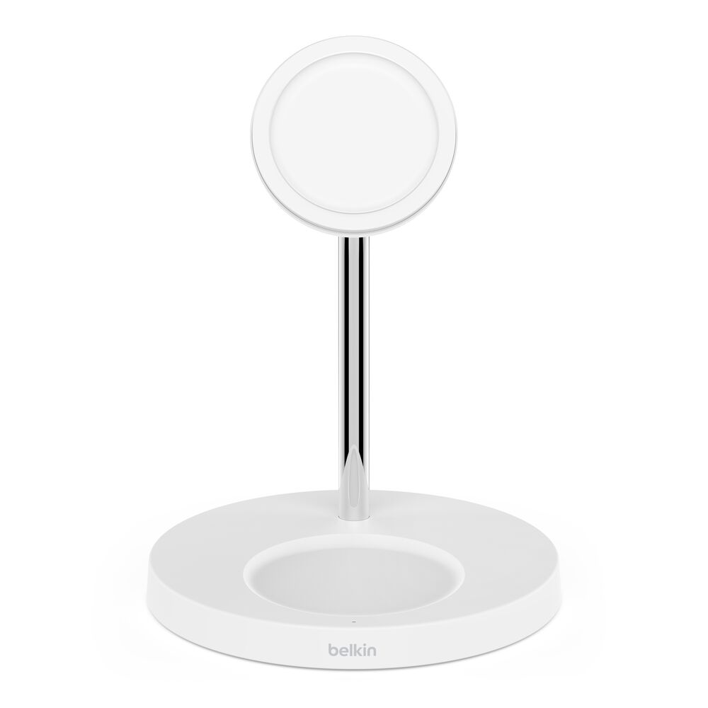 Belkin 2-in-1 Wireless Charger Stand with Official MagSafe Charging 15W (Certified Refurbished) - White - Image 8