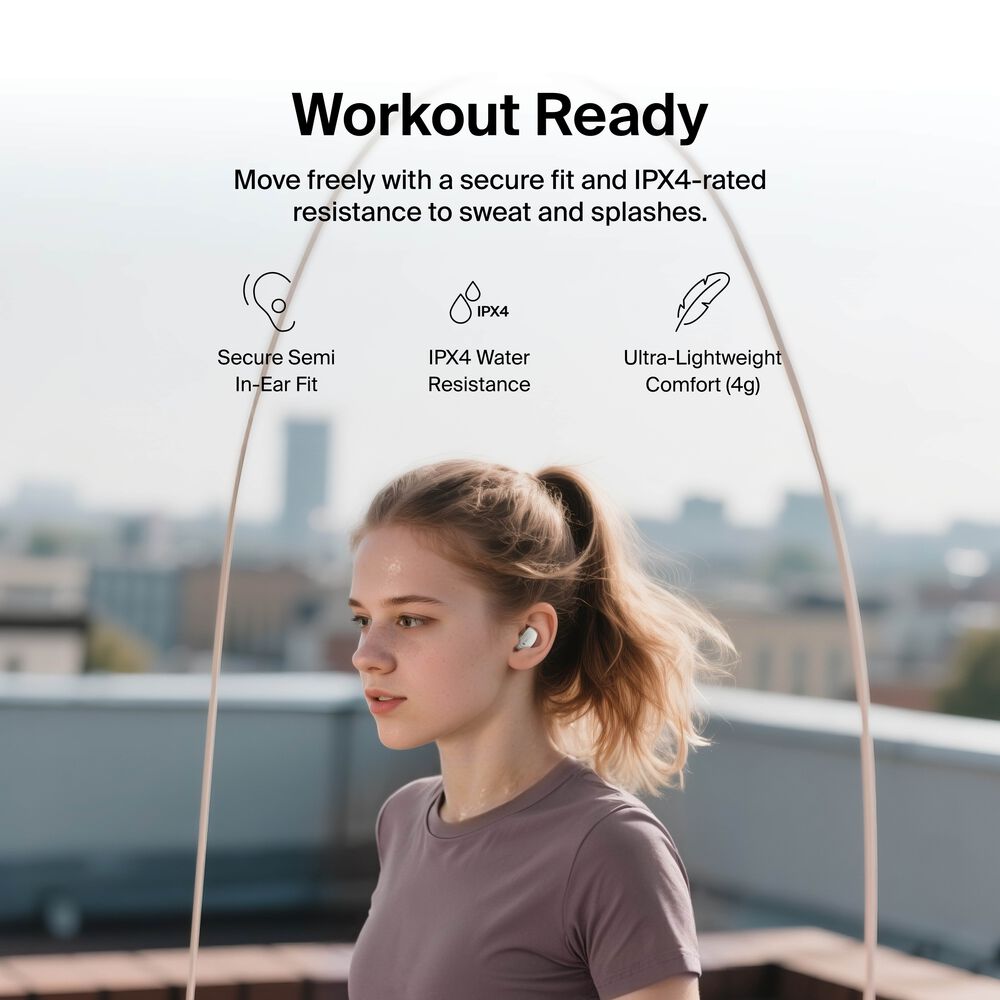 Belkin True Wireless Earbuds - Sand - Image 4