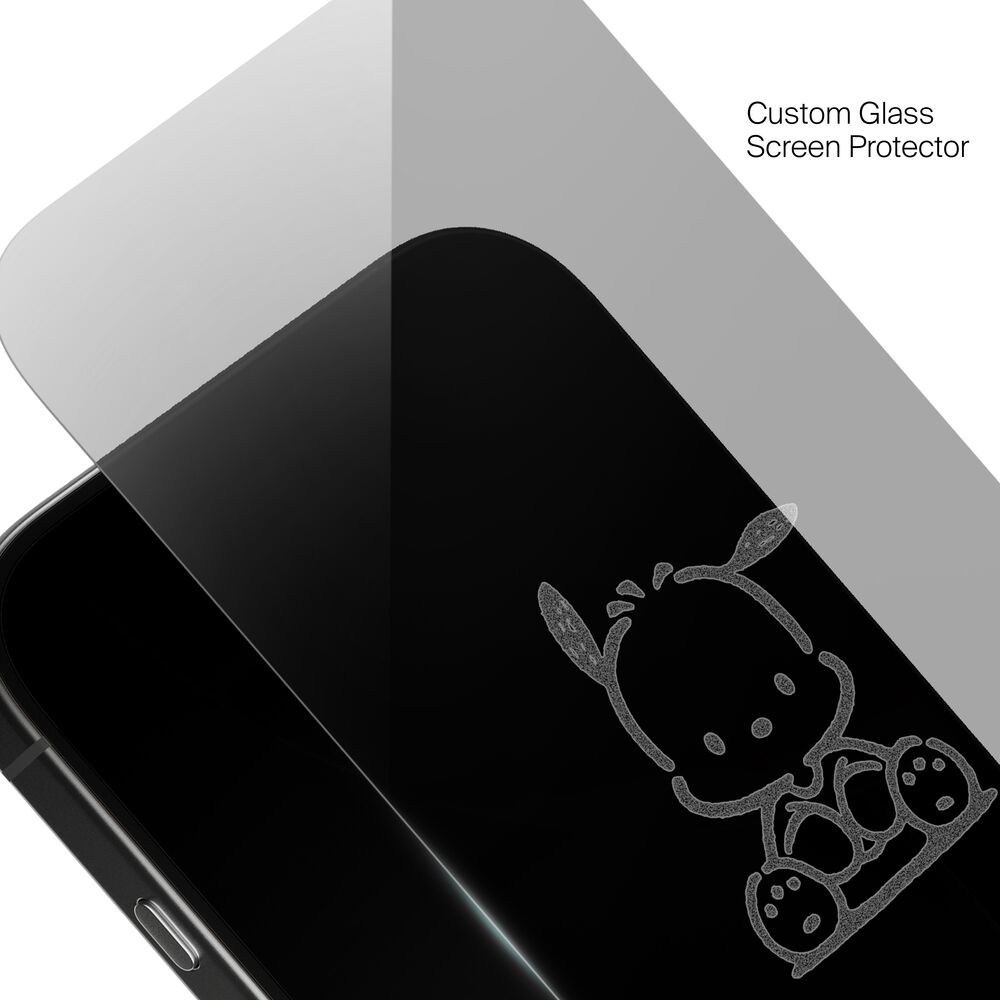 Belkin Pochacco Sitting Custom Glass Screen Protector - iPhone 16/15/15 Pro, Clear - Image 5