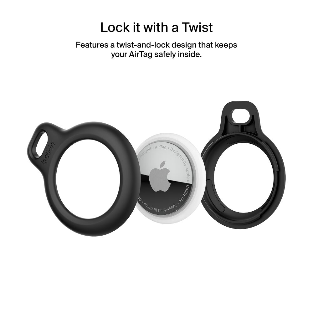 Belkin Secure Holder with Strap for AirTag - Black - Image 2