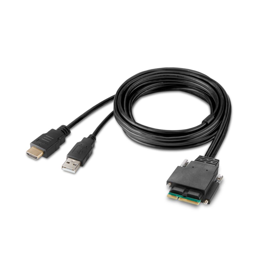 Belkin 4-Port Single Head HDMI Modular Secure KVM Switch PP4.0 W/ Remote - Black - Image 2