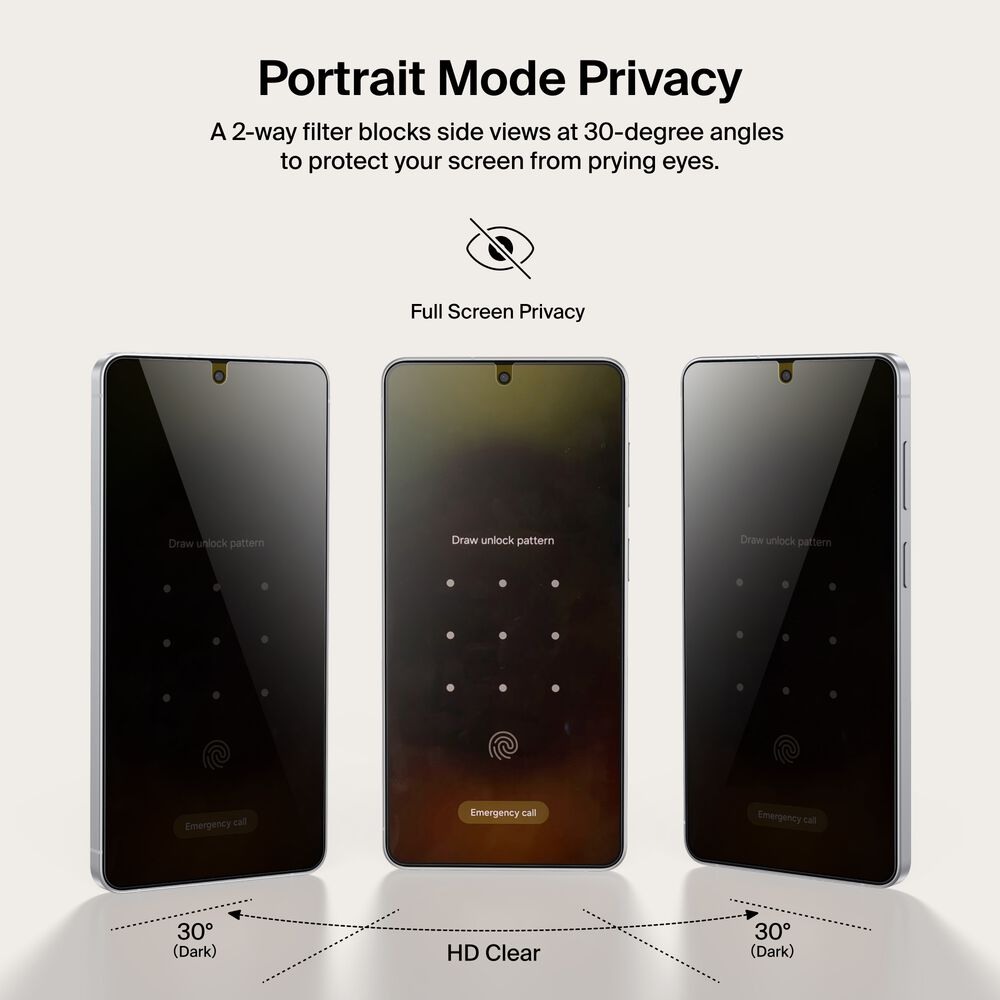Belkin Titan SmartShield Privacy Filter Screen Protector for Samsung Galaxy S26 - Image 7