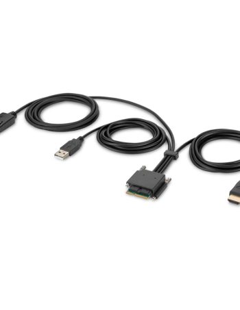 Belkin Modular HDMI and DP Dual-Head Host Cable 6 ft. - Black