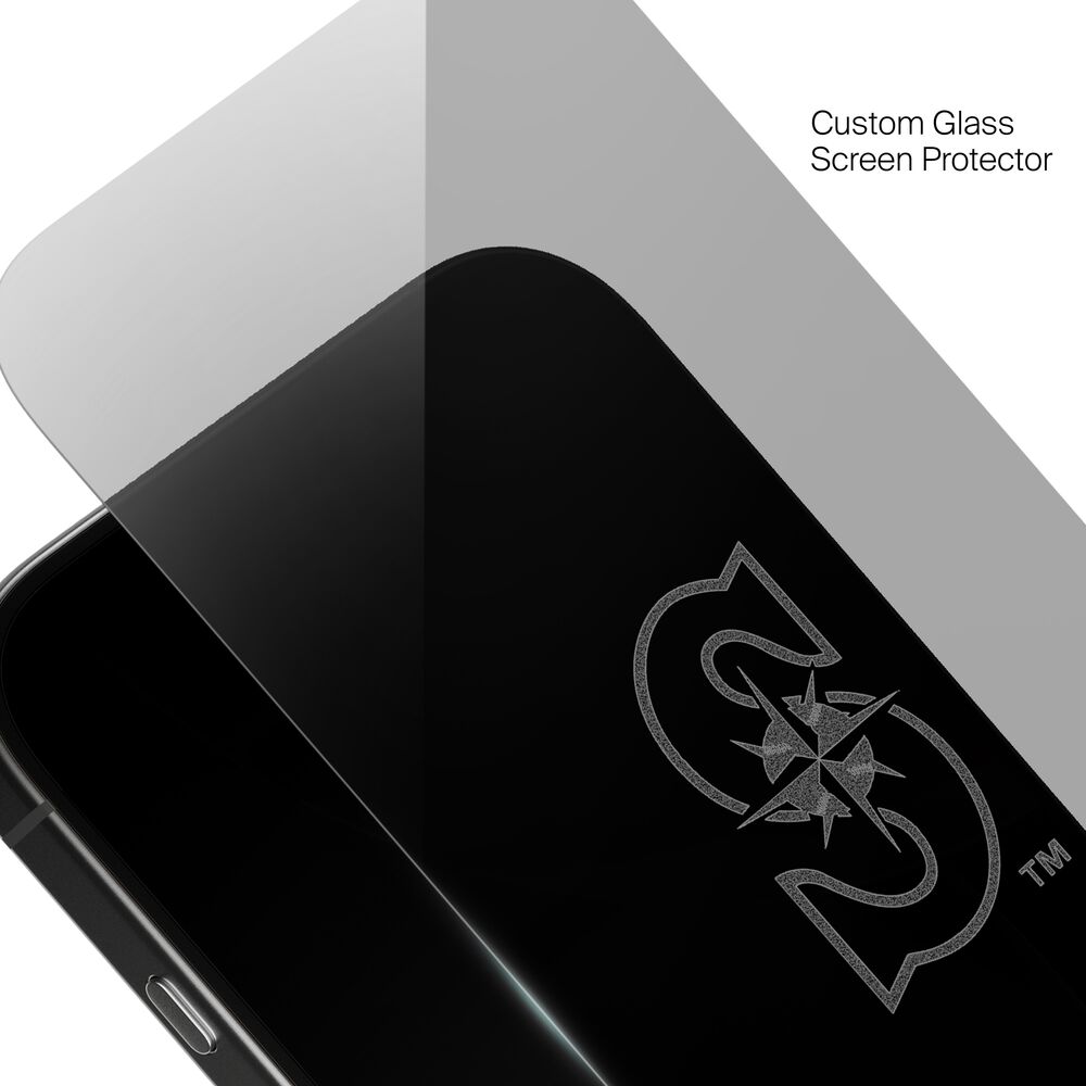 Belkin Seattle Mariners Custom Glass Screen Protector - iPhone 16 Pro, Clear - Image 5