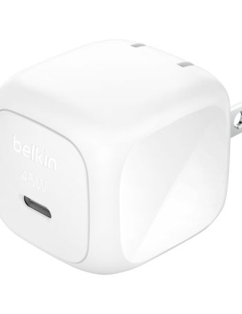 Belkin Compact USB-C Wall Charger 45W - White, 45W Standalone