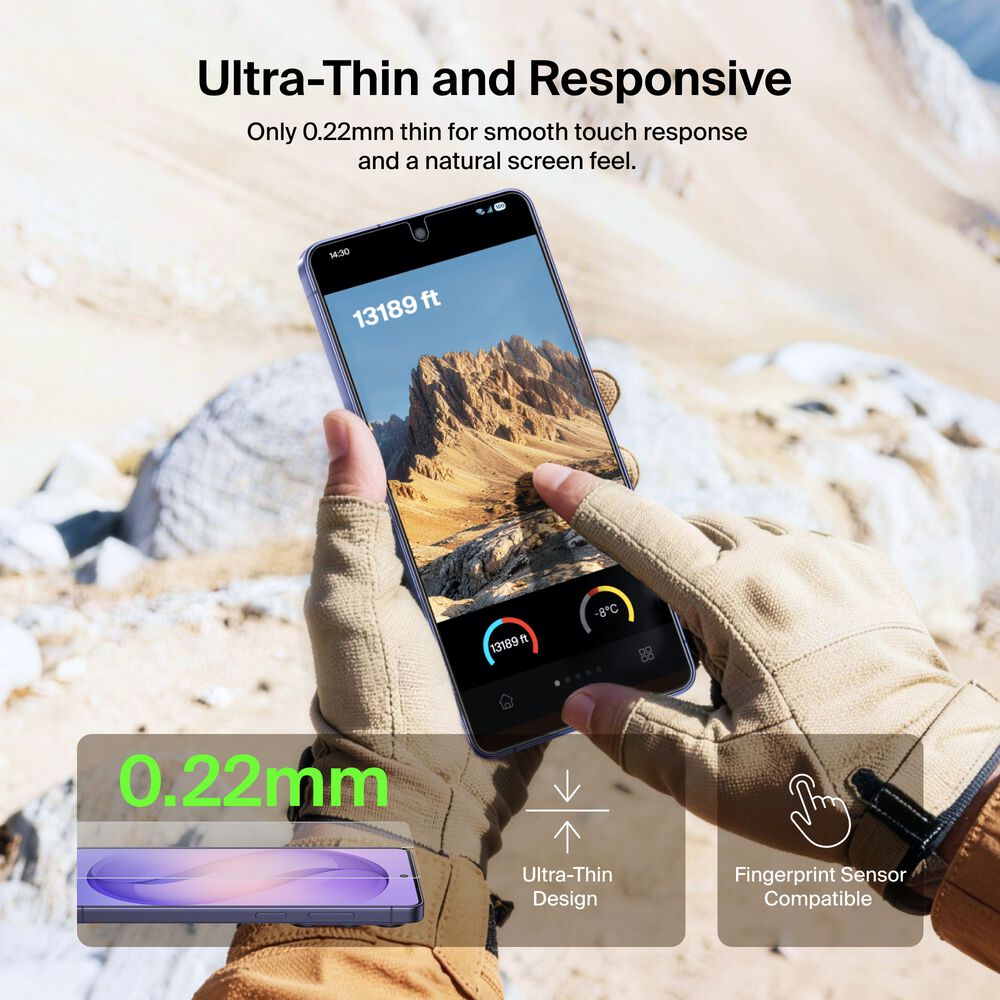 Belkin Titan EcoGuard Red Light Screen Protector for Samsung Galaxy S26 Ultra - Image 10