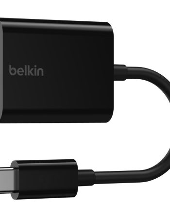 Belkin USB-C Audio + Charge Adapter - Black