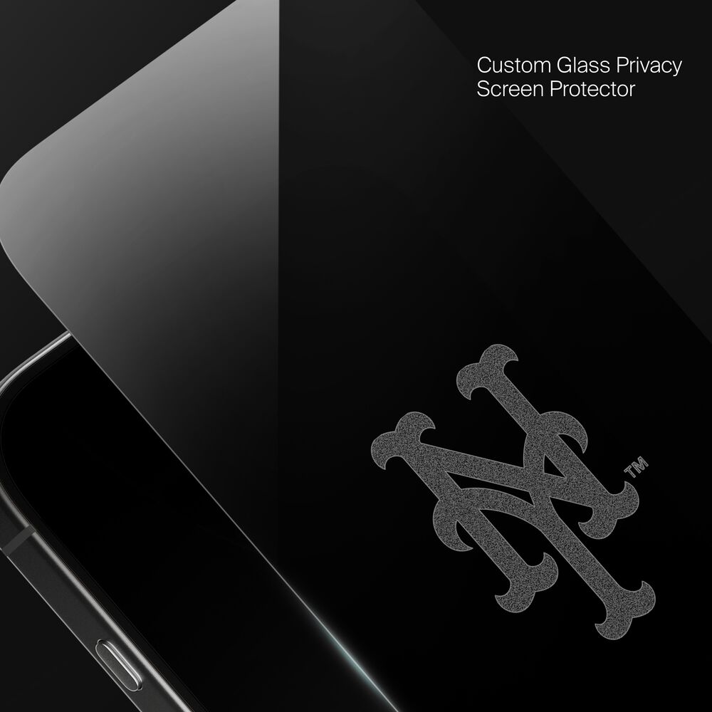 Belkin New York Mets Custom Glass Screen Protector - iPhone 16/15/15 Pro, Privacy - Image 5
