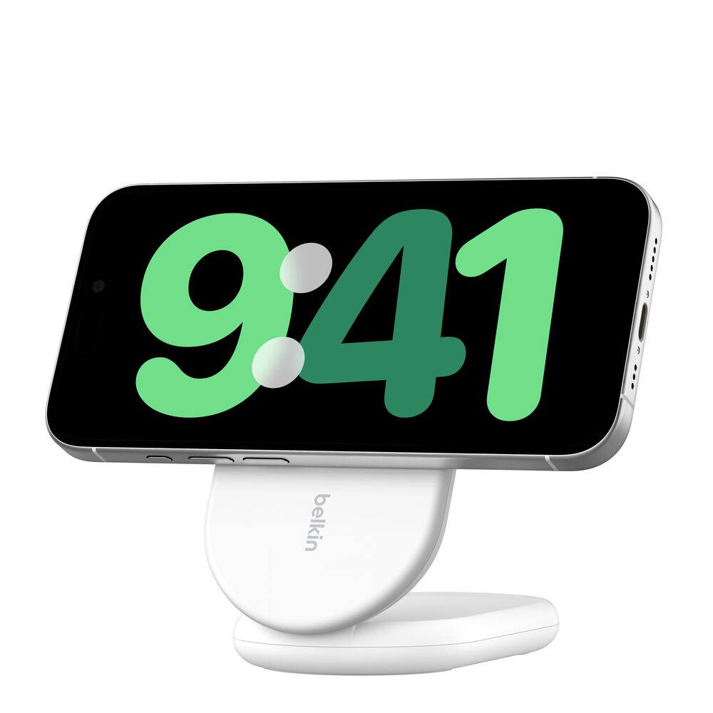 Belkin Magnetic Foldable Wireless Charger with Qi2 15W - White, Power Supply Included - Image 11