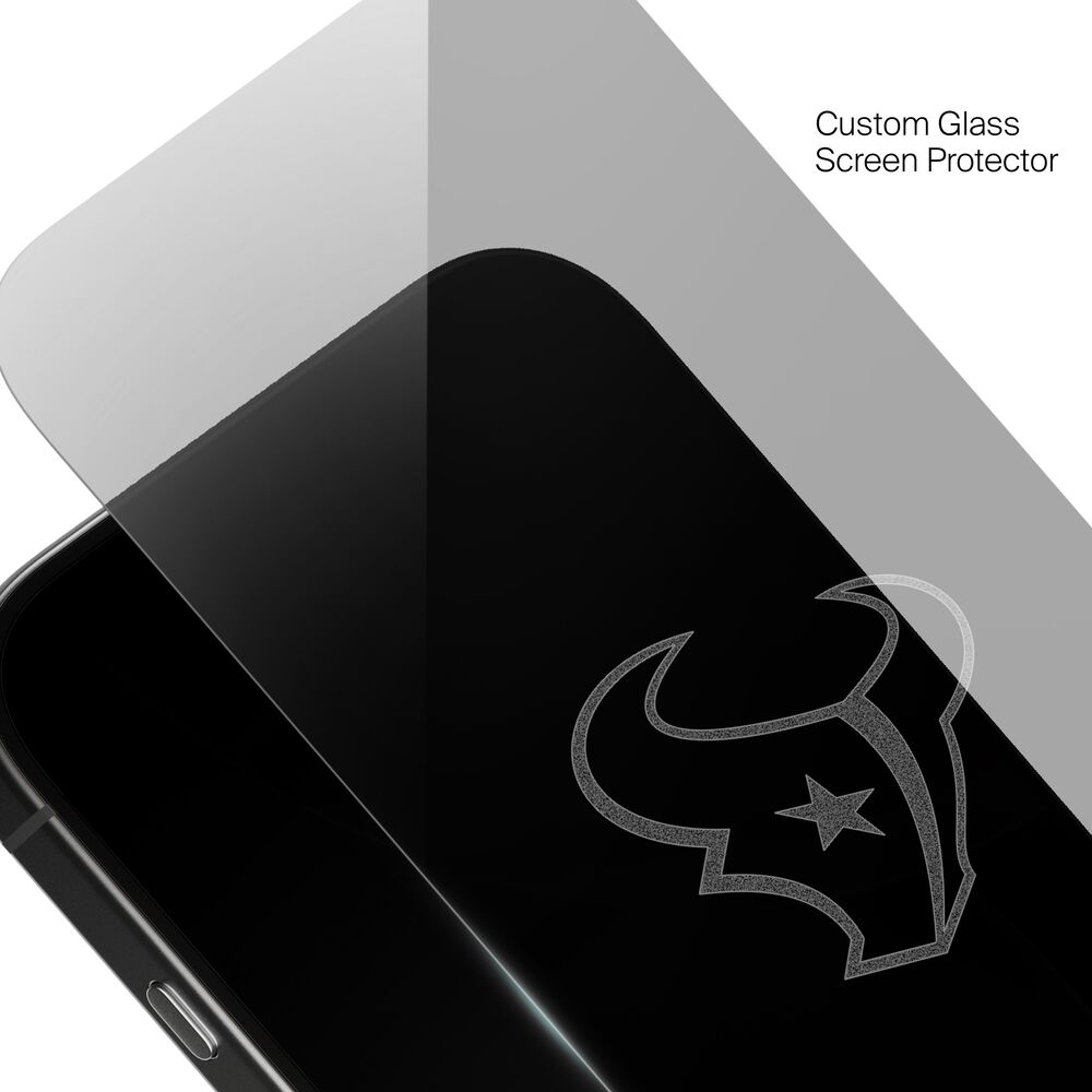 Belkin Houston Texans Custom Glass Screen Protector - iPhone 16 Pro, Clear - Image 5