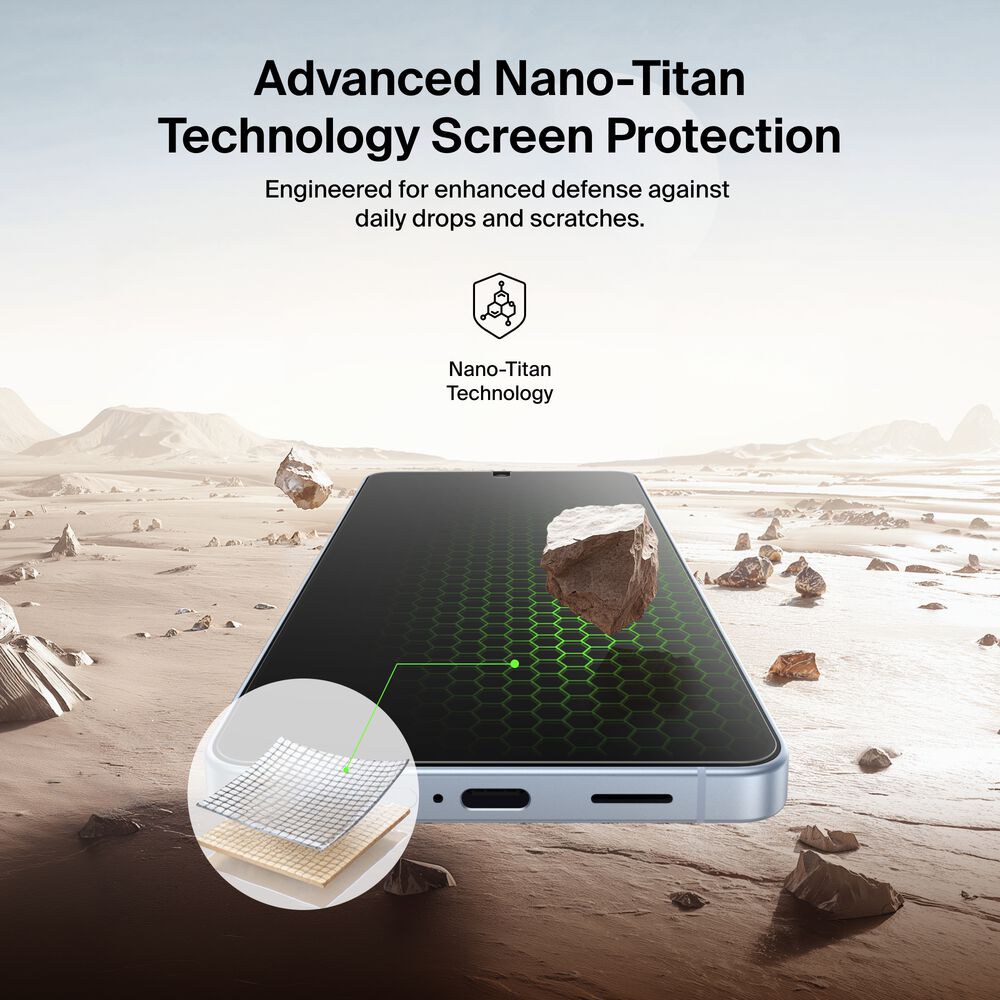 Belkin Titan SmartShield Privacy Filter Screen Protector for Samsung Galaxy S26+ - Image 5