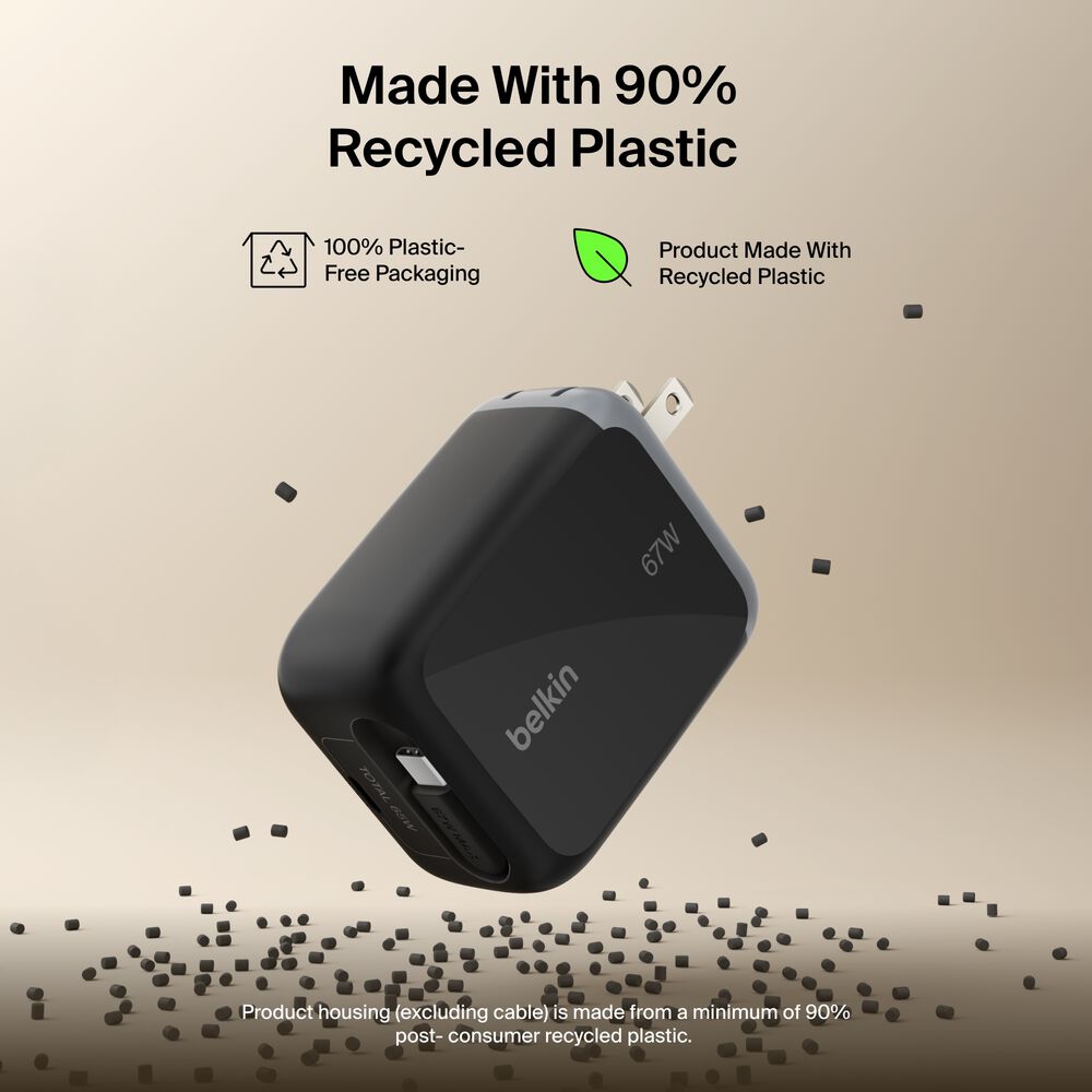 Belkin Retractable GaN Wall Charger 45W/67W - Image 9