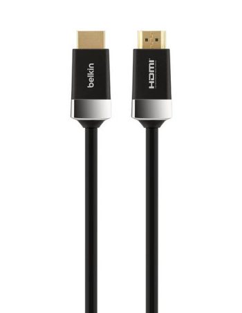 Belkin CABLE,HDMI,HIGHSPEED W/ETHERNET,1.4,ABSW/CHRME,2M, Perfect for 4K TVs, Blu-ray Players, Pay TV / Cable Box, HD & 4K Gaming, AV Receivers,... – AV10050BT2M