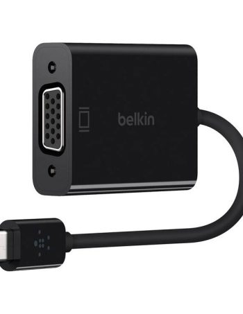 Belkin ADAPTER,USB-C,VGA,BLACK - From the screen of your USB-C-enabled device straight to your projector or monitor, smoothly and effortlessly.... – B2B143-BLK