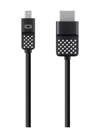 Belkin AV Cable - DisplayPort Left Connector - Male Left Gender - HDMI Right Connector - Male Right Gender, High Definition support of up to 4k x... – F2CD080BT12