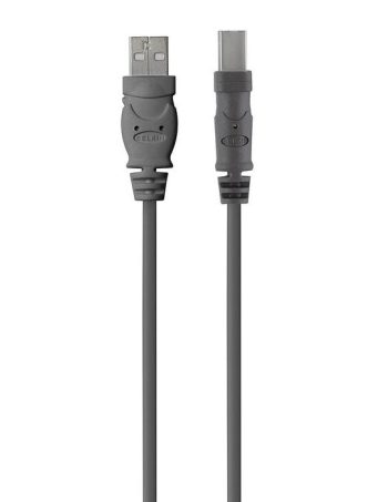 Belkin Printer Cable - USB Type B Left Connector - Male Left Gender - USB Type-A Right Connector - Male Right Gender - 1.8M Length – F3U154BT1.8M