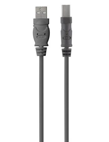 Belkin CABLE,USB,DSTP,USBA/USBB,3M,DEVICE - Compatible with both USB 2.0 and USB 1.1 versions, it is designed to connect USB-ready PC and Mac... – F3U154BT3M