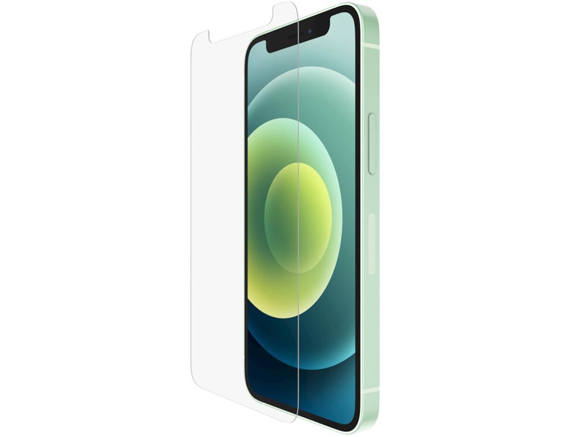Belkin UltraGlass Treated Screen Protector for iPhone 12 / iPhone 12 Pro - Premium chemically-engineered German glass; 2x Stronger for Drop Protection – OVA037ZZ