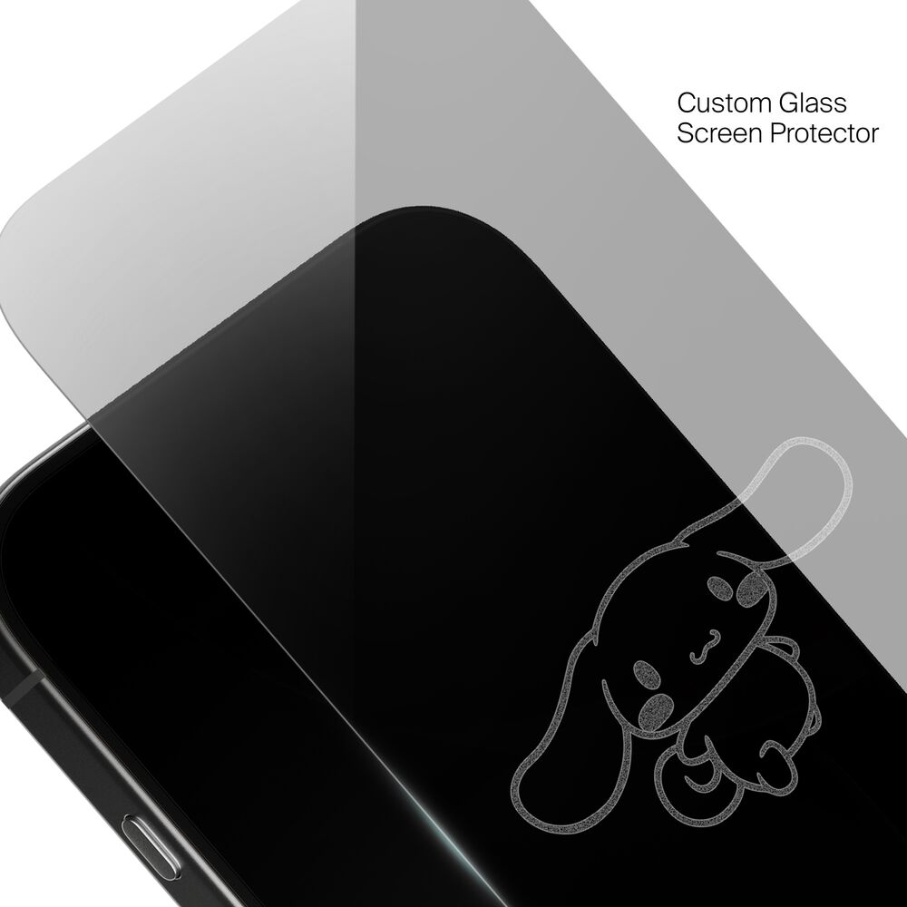 Belkin Cinnamoroll Standing Custom Glass Screen Protector - iPhone 16/15/15 Pro, Clear - Image 5