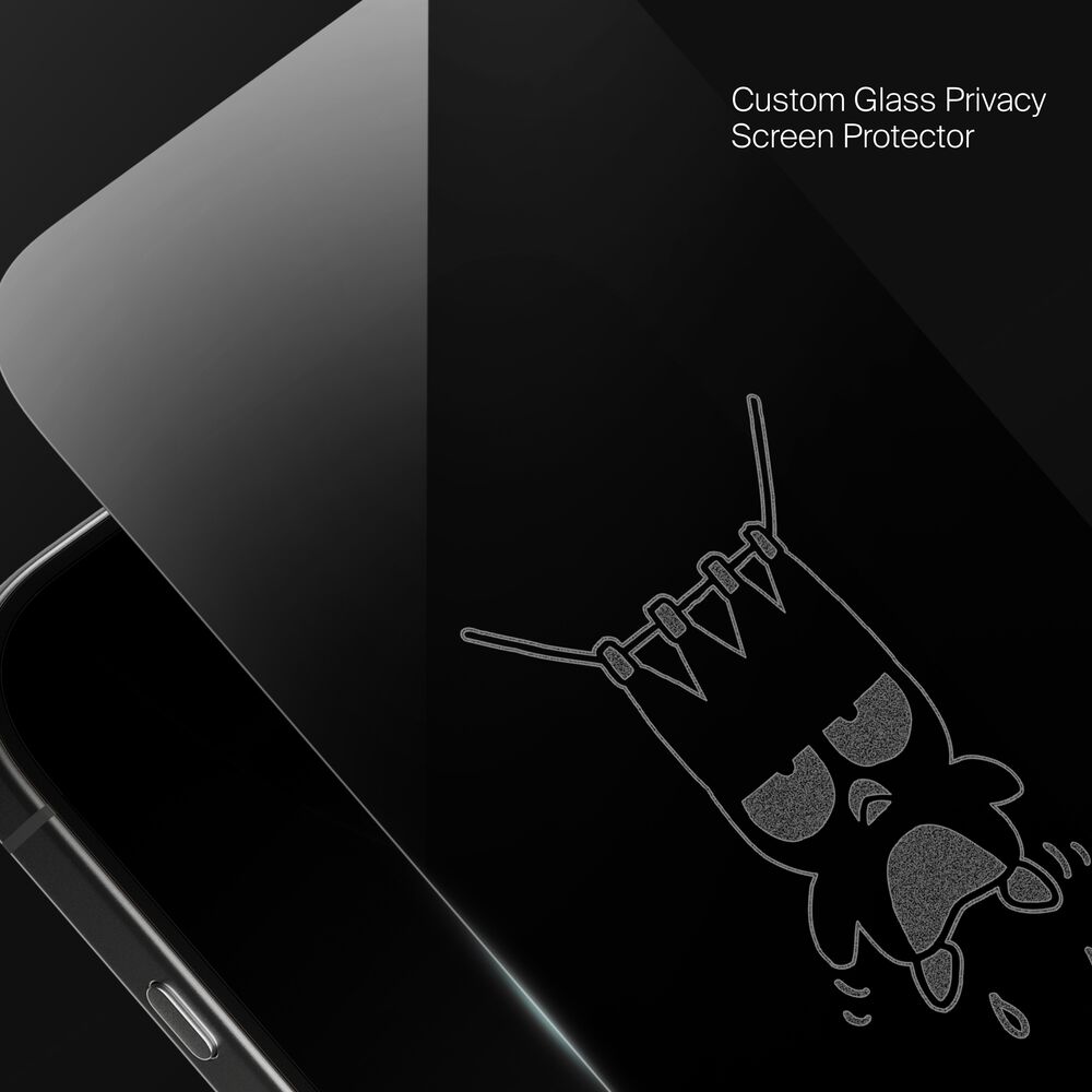 Belkin Badtz-Maru Hanging Custom Glass Screen Protector - iPhone 16 Pro Max, Privacy - Image 5