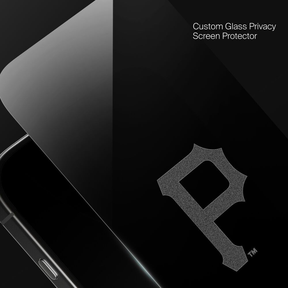 Belkin Pittsburgh Pirates Custom Glass Screen Protector - iPhone 16/15/15 Pro, Privacy - Image 5
