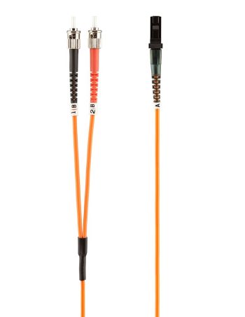 Belkin Fiber Patch Cable 10 Gig Aqua 50/125 SC/SC 5 Meter - 5.0 meters