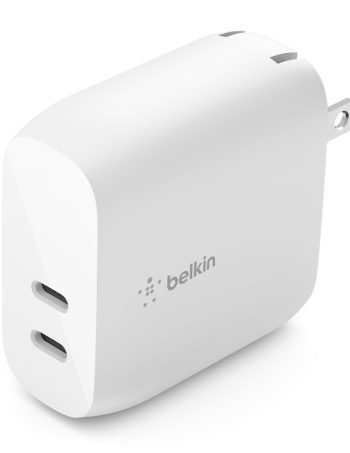 Belkin Dual USB-C PD Wall Charger 40W - White, dq
