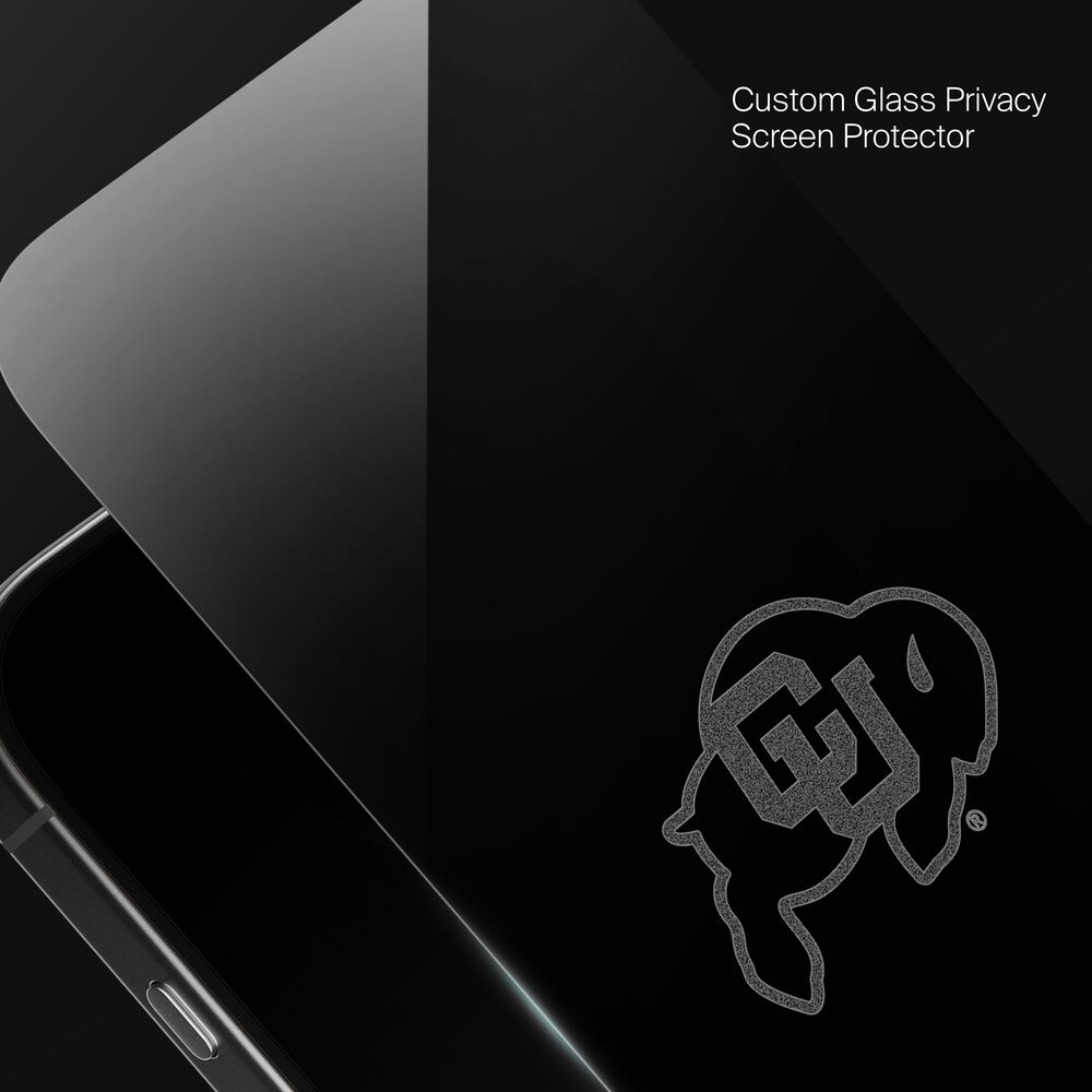 Belkin Colorado Buffalos Custom Glass Screen Protector - iPhone 16 Pro, Privacy - Image 5