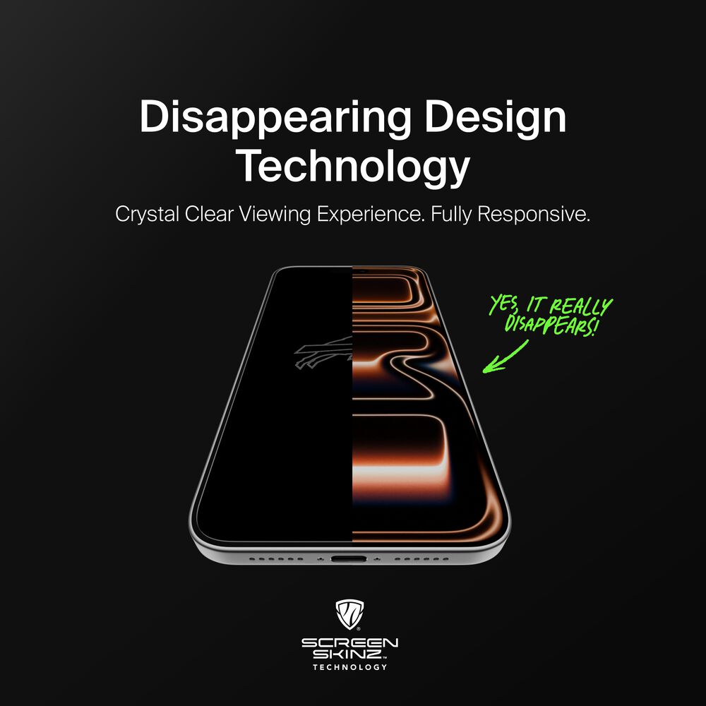 Belkin Buffalo Bills Custom Glass Screen Protector - iPhone 16 Pro Max, Privacy - Image 4