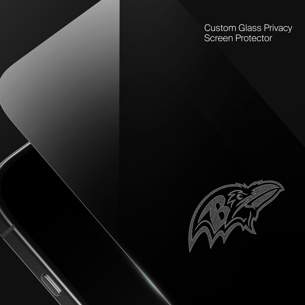 Belkin Baltimore Ravens Custom Glass Screen Protector - iPhone 17, Privacy - Image 5