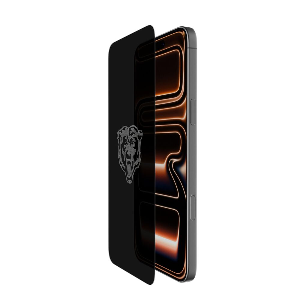 Belkin Chicago Bears Custom Glass Screen Protector - iPhone 17, Privacy