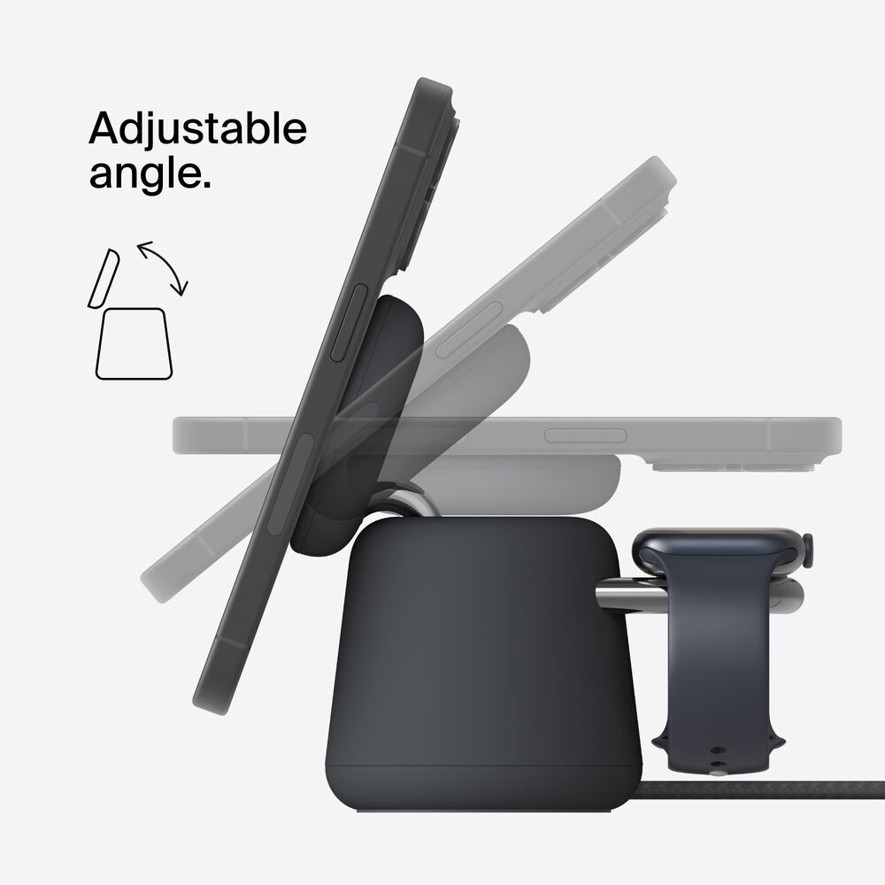 Belkin 2-in-1 Wireless Charging Dock with Qi2 15W - Image 6