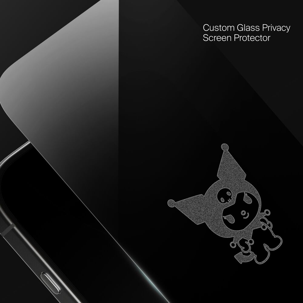 Belkin Kuromi Standing Custom Glass Screen Protector - iPhone 16/15/15 Pro, Privacy - Image 5