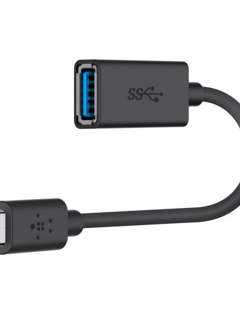 Belkin 3.0 USB-C to USB-A Adapter (USB-C Adapter) - Black