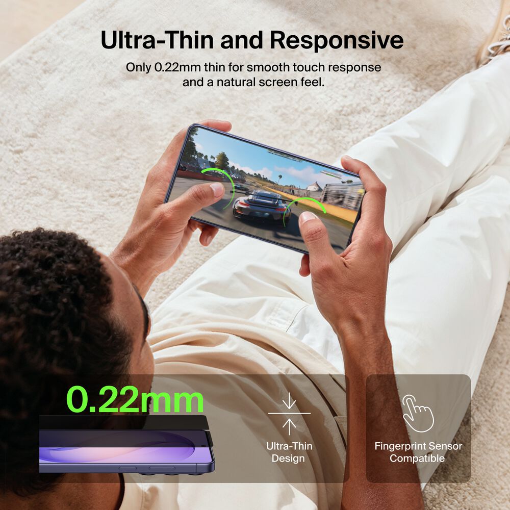 Belkin Titan SmartShield Privacy Filter Screen Protector for Samsung Galaxy S26 Ultra - Image 10