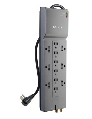 Belkin 12-Outlet Home/Office Surge Protector with 8-foot cord - us