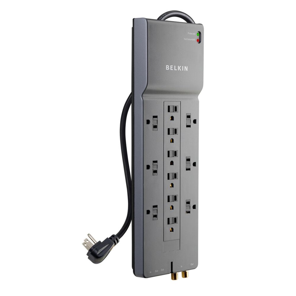 Belkin 12-Outlet Home/Office Surge Protector with 8-foot cord - us