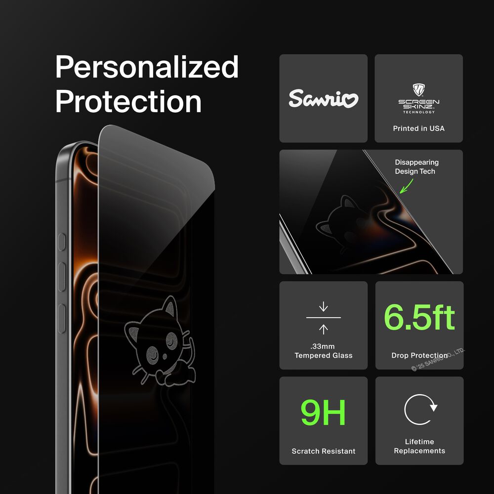 Belkin Chocolat Sleepy Custom Glass Screen Protector - iPhone Air, Privacy - Image 2